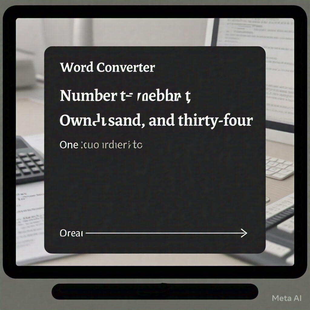 number to word converter