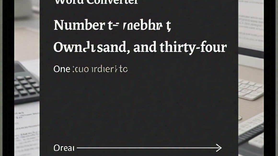 number to word converter